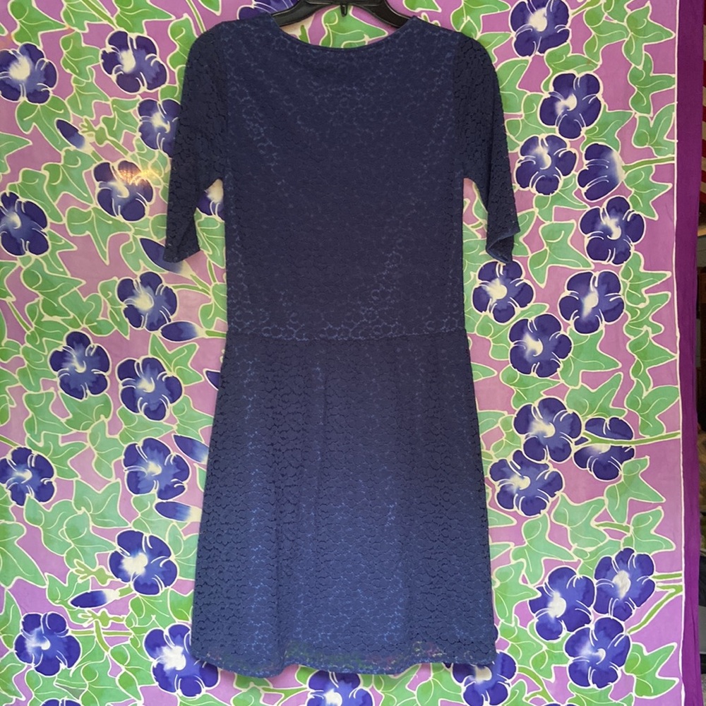 JOHNNIE B size 13-14 Y blue dress lace absolutely gorgeous